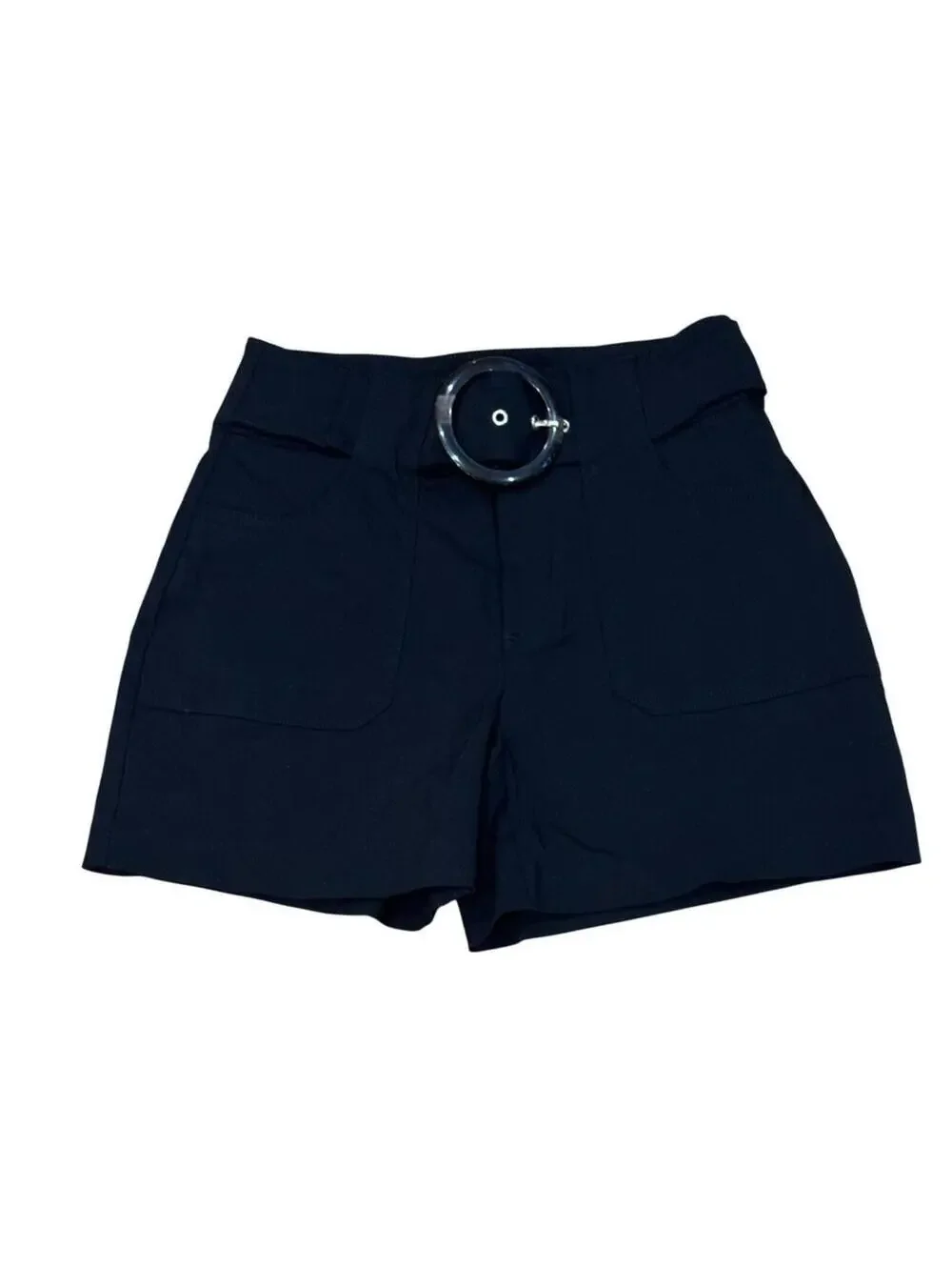 INC Black Belted Shorts Dressy Womens 0 XS Classic Work Summer Travel